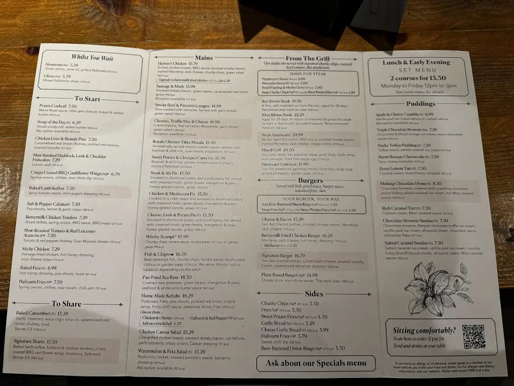 Menu_Sarsen Stones_Farnborough_image_1