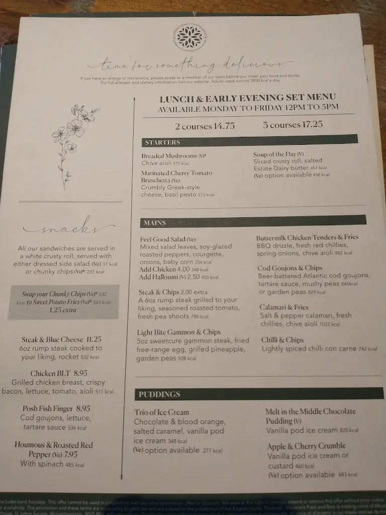 Menu_Sarsen Stones_Farnborough_image_3