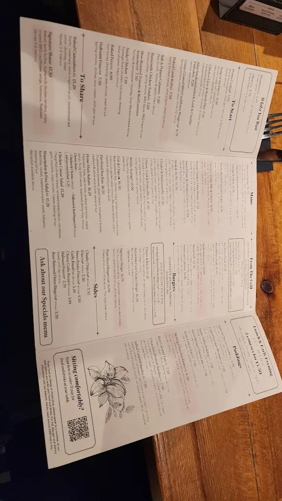 Menu_Sarsen Stones_Farnborough_image_4