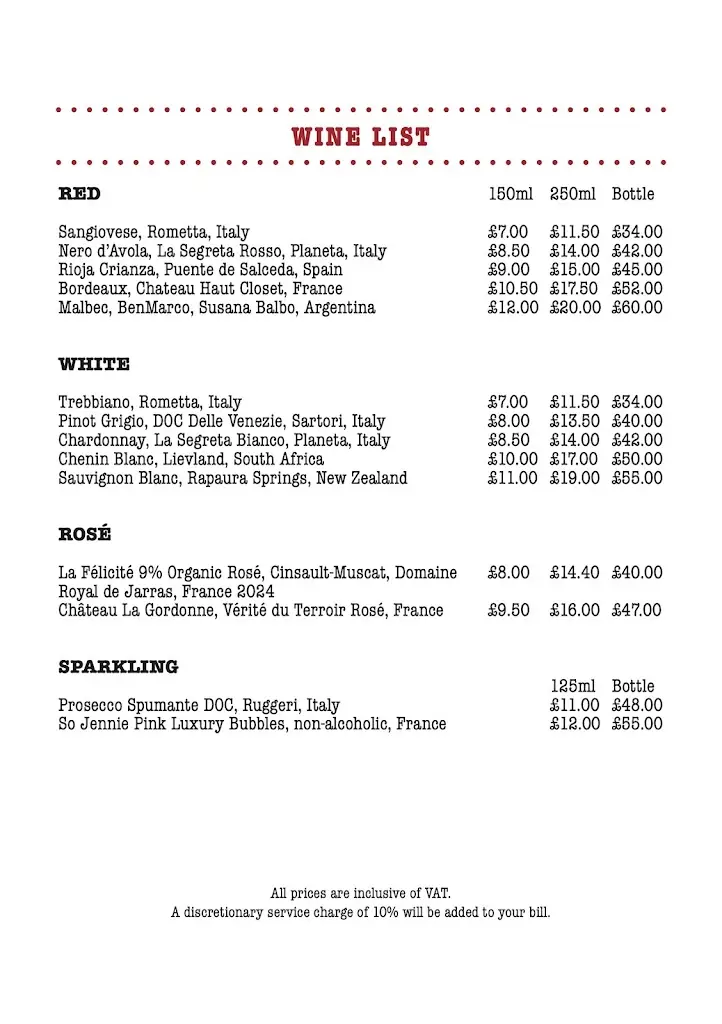 Menu_One Eleven_Farnborough_image_1