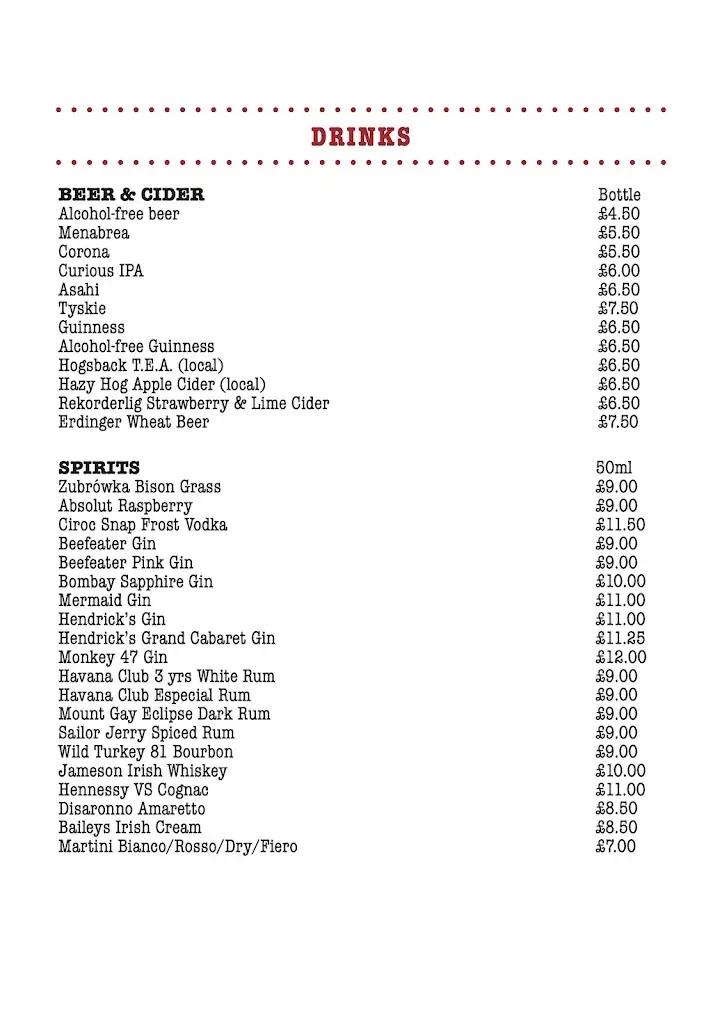 Menu_One Eleven_Farnborough_image_4