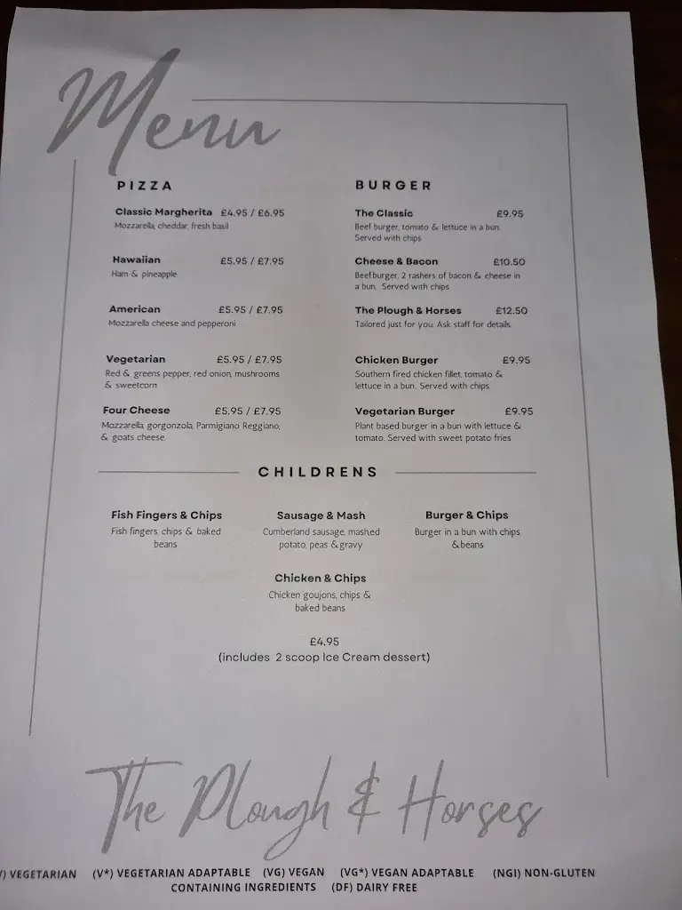 Menu_Plough & Horses Pub_Farnborough_image_4