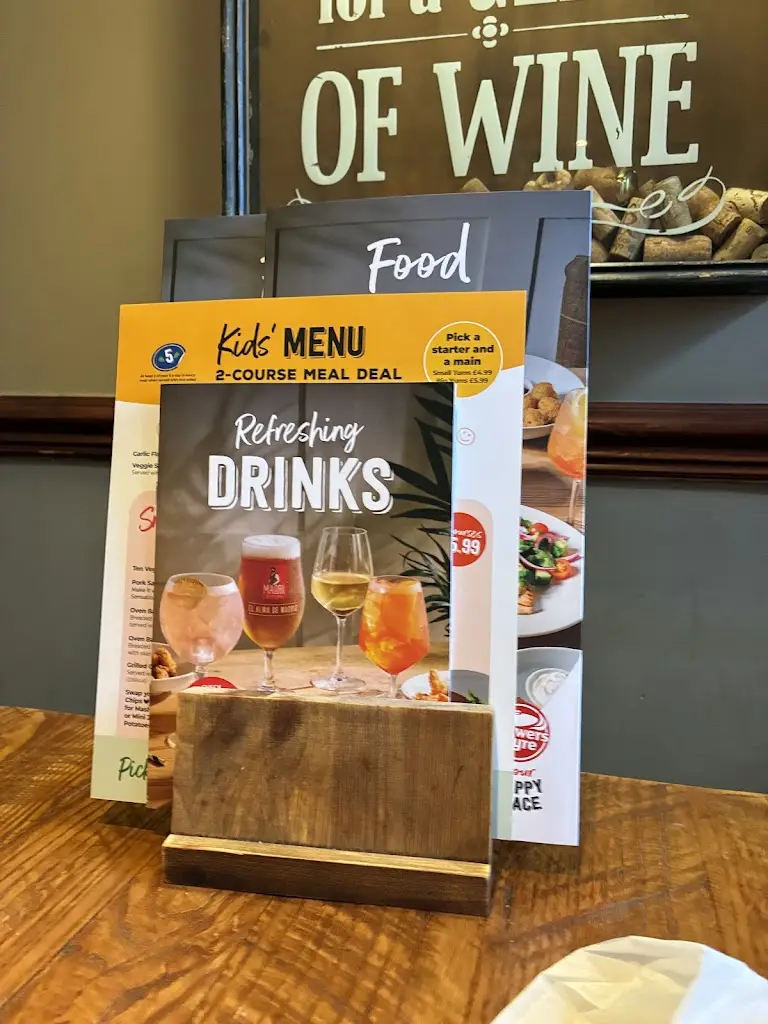 Menu_Monkey Puzzle Brewers Fayre_Farnborough_image_1