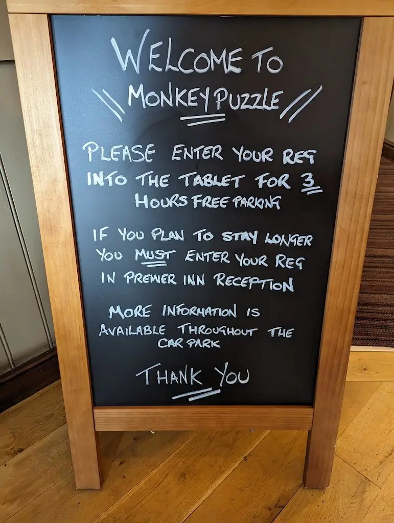 Menu_Monkey Puzzle Brewers Fayre_Farnborough_image_2
