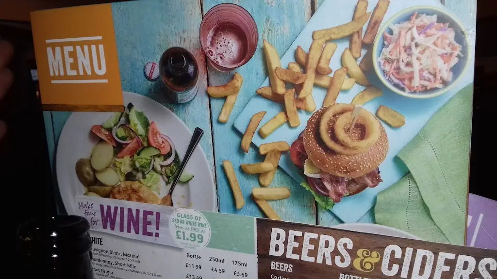 Menu_Monkey Puzzle Brewers Fayre_Farnborough_image_3