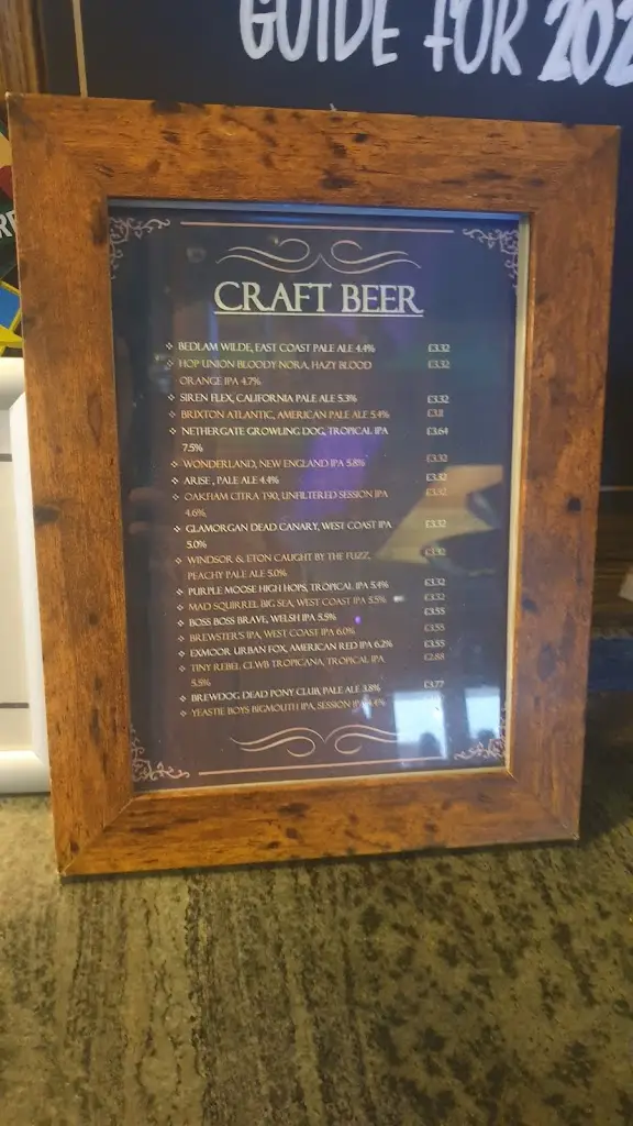 Menu_The Tilly Shilling - JD Wetherspoon_Farnborough_image_1