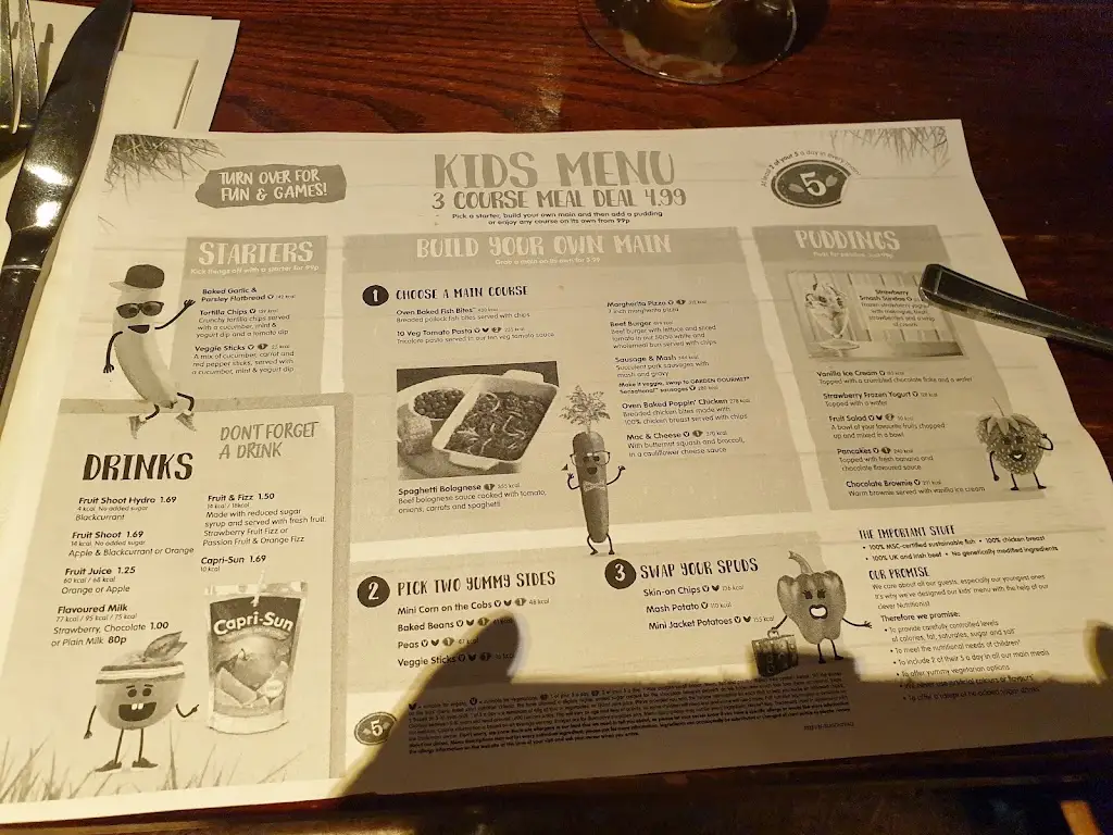 Menu_Turnpike Brewers Fayre_Ferrybridge_image_1