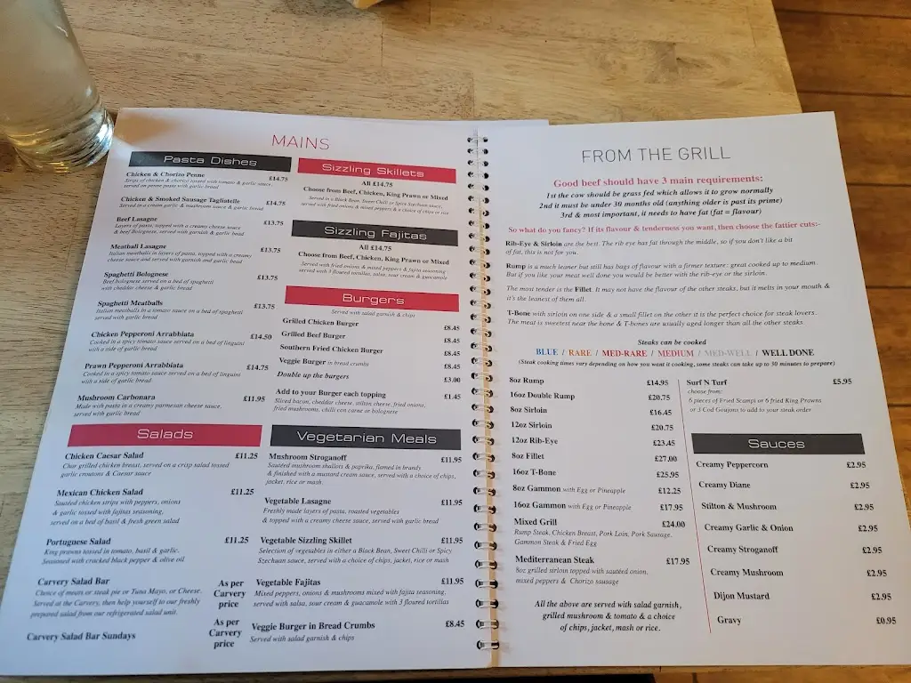 Menu_The Cobbler_Ferrybridge_image_1