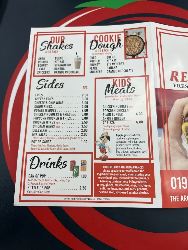 Menu_Red Relish Knottingley_Ferrybridge_image_4