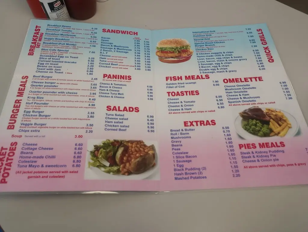 Menu_Blue Café_Farnworth_image_1