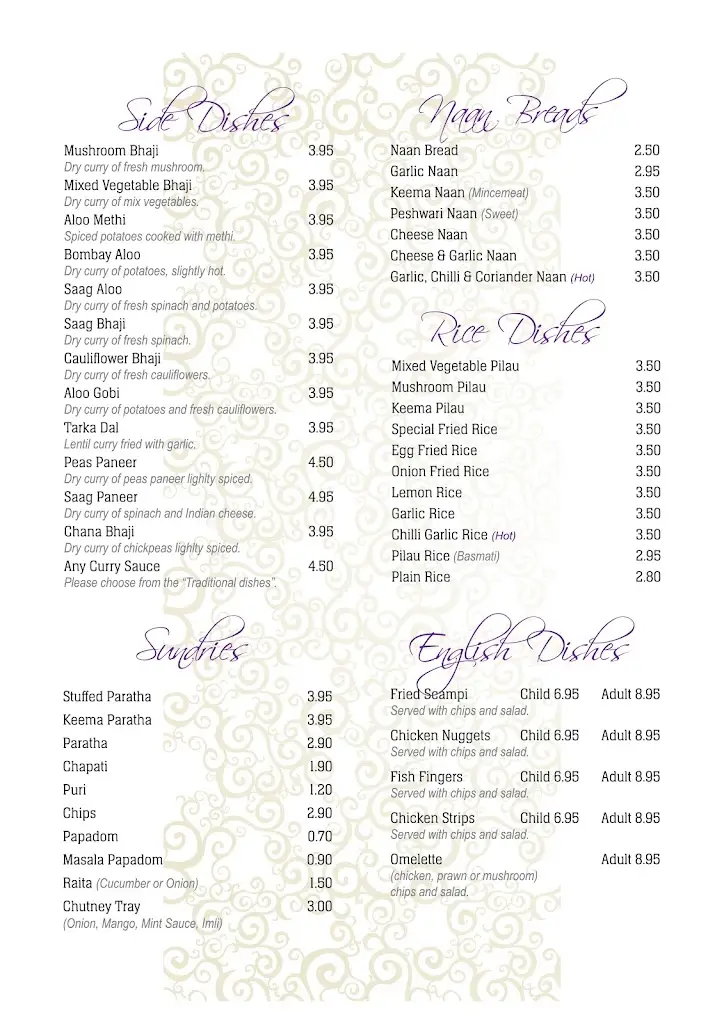 Menu_Taj Mahal_Farnworth_image_2
