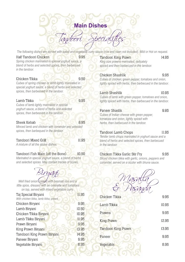 Menu_Taj Mahal_Farnworth_image_3