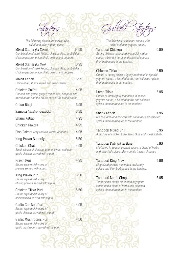 Menu_Taj Mahal_Farnworth_image_4
