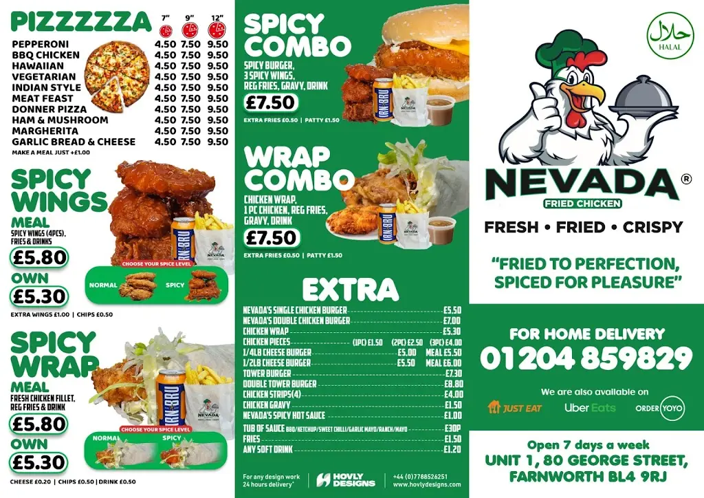 Menu_NEVADA FRIED CHICKEN_Farnworth_imagen_2