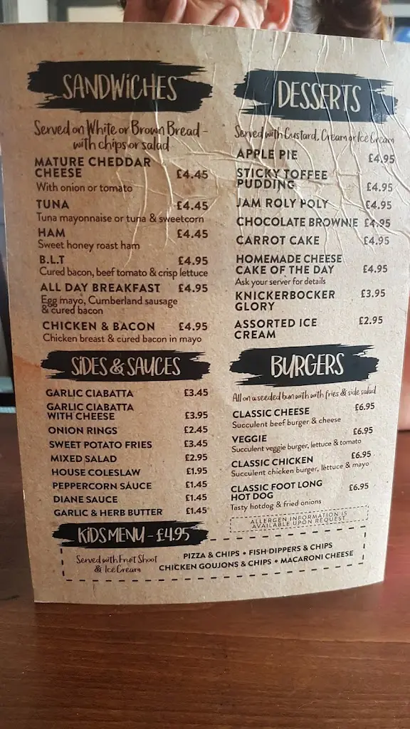 Menu_The Black Horse_Farnworth_image_3