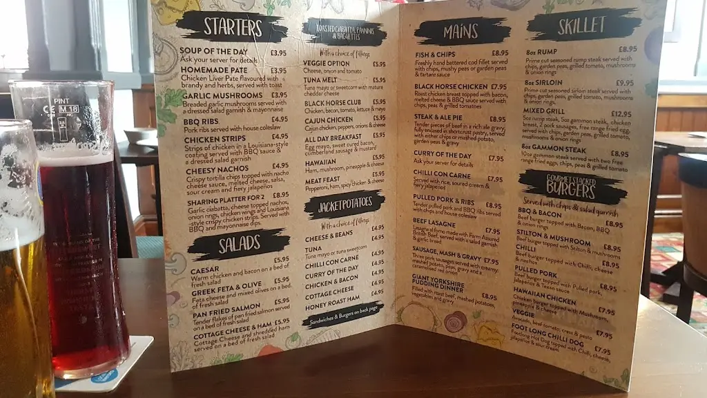 Menu_The Black Horse_Farnworth_image_4