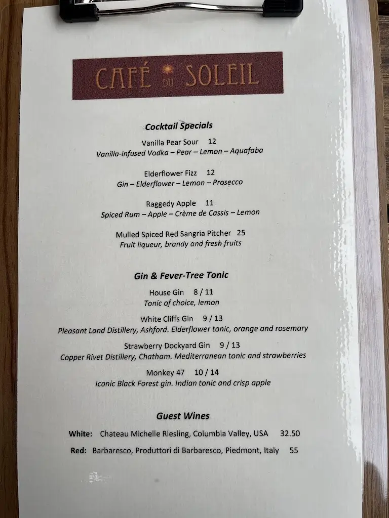 Menu_Cafe du Soleil_Aylesham_image_2
