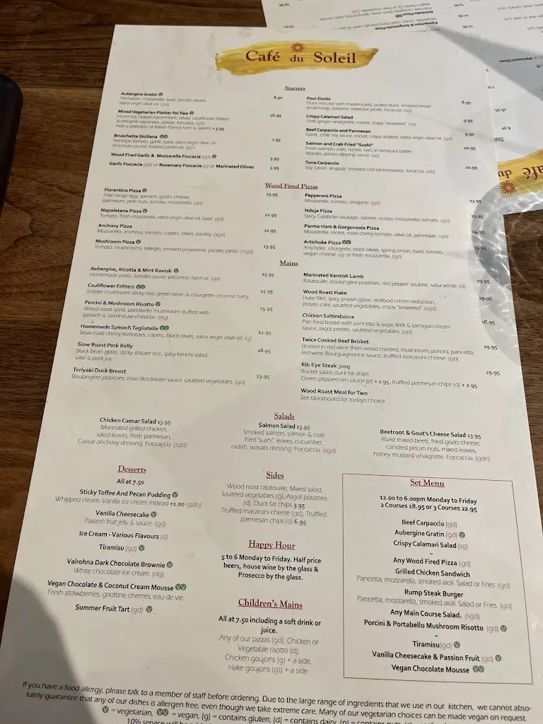 Menu_Cafe du Soleil_Aylesham_image_4