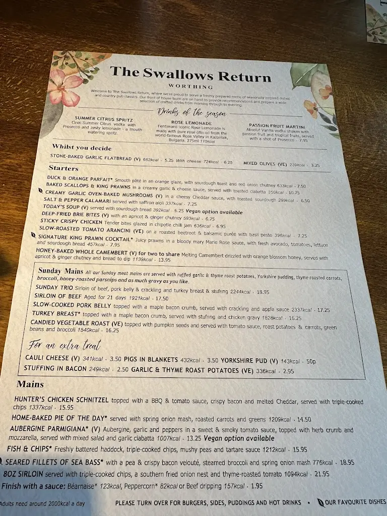 Menu_The Old Stables_Fontwell_image_3