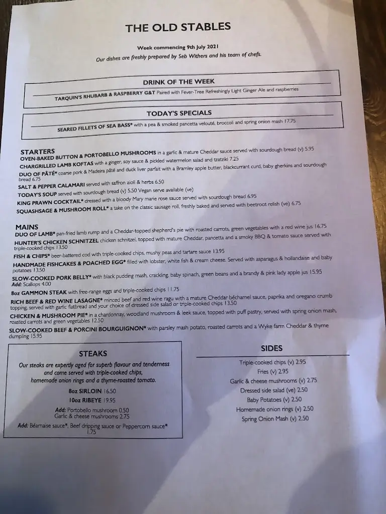 Menu_The Old Stables_Fontwell_image_4