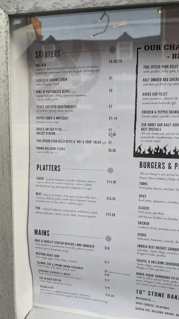 Menu_The Turks Head_Alcester_image_3