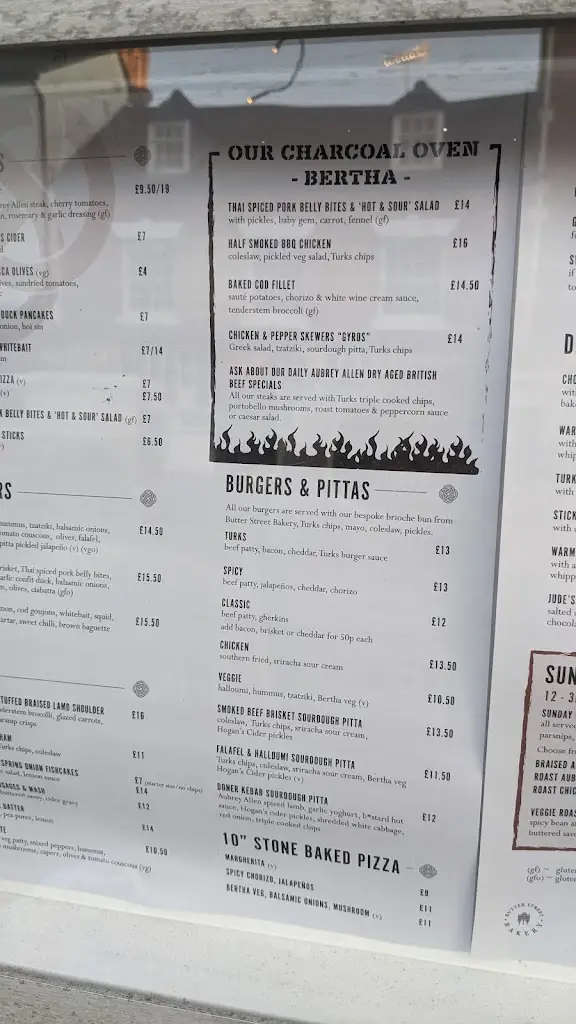 Menu_The Turks Head_Alcester_image_4