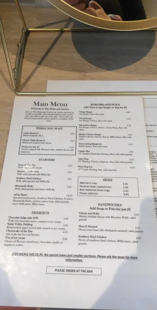Menu_Hope & Anchor_Flookburgh_image_1