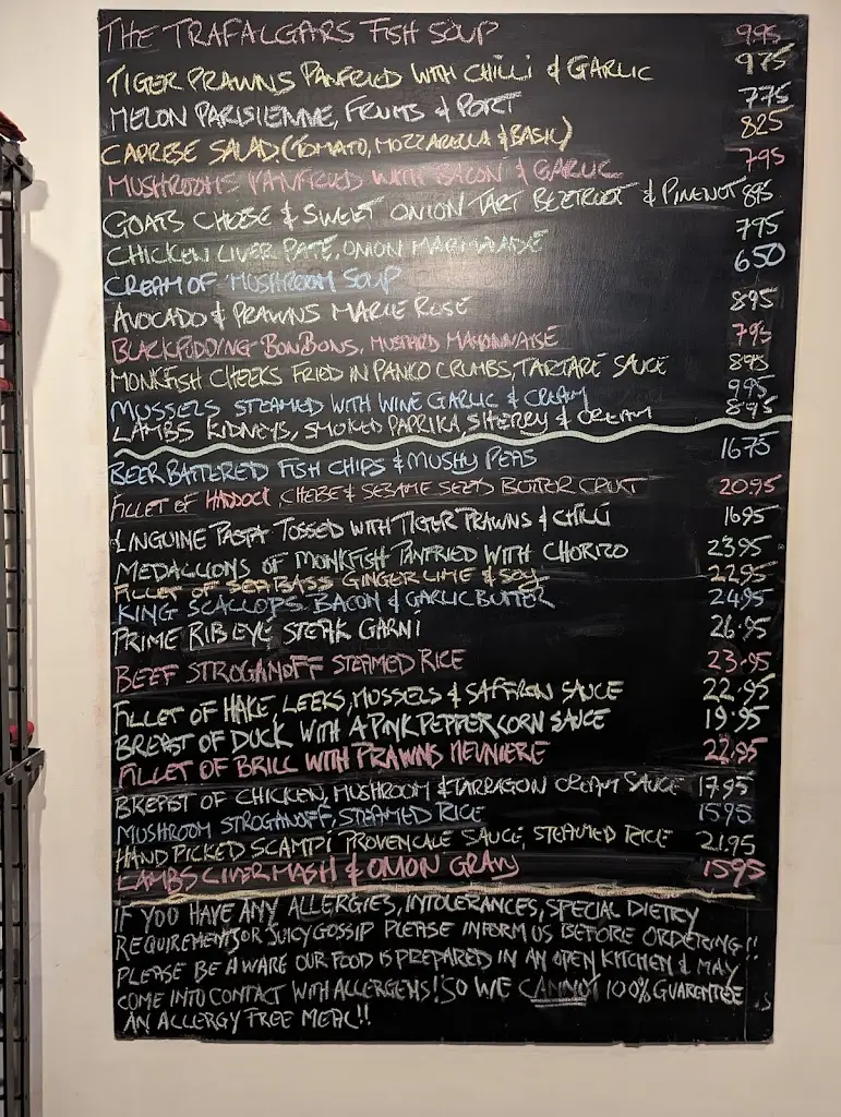 Menu_The Trafalgar_Fleetwood_image_3