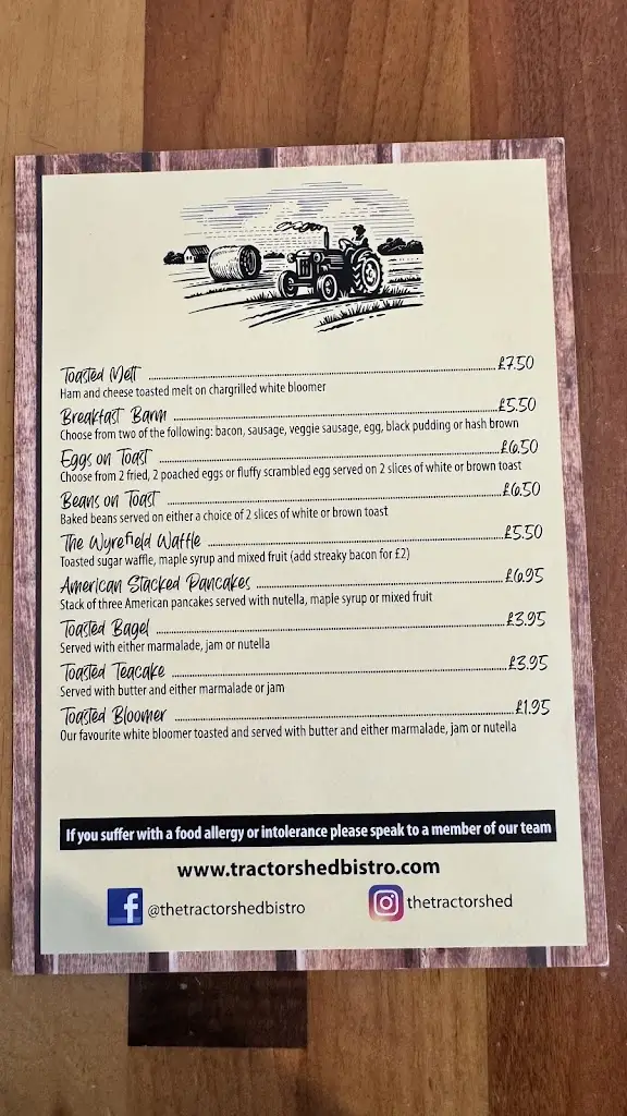 Menu_The Tractor Shed Bistro_Fleetwood_image_2