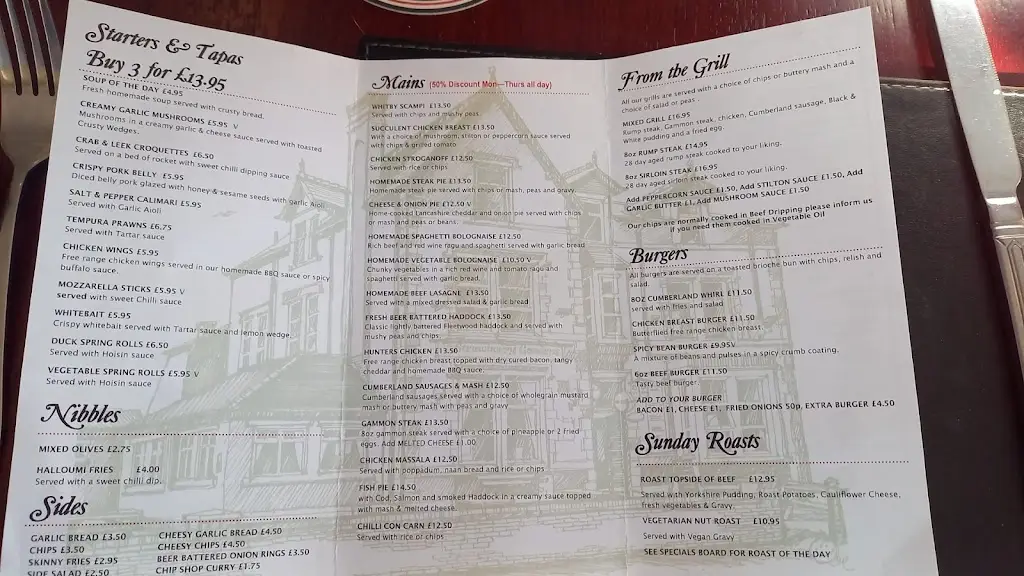 Menu_The Strawberry Gardens Pub and Bistro_Fleetwood_immagine_2