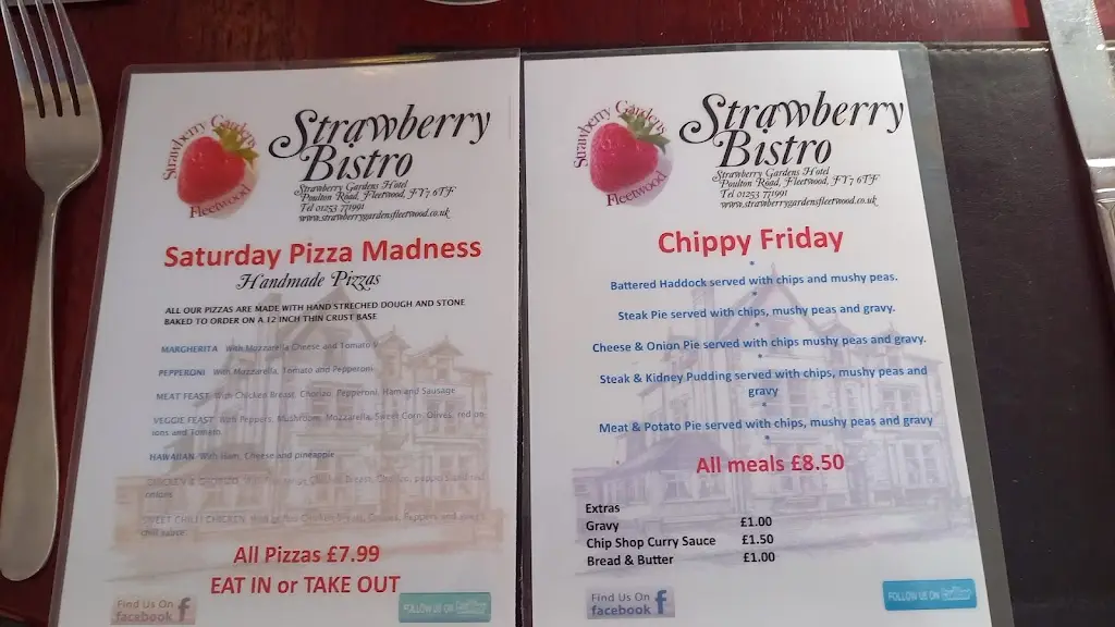 Menu_The Strawberry Gardens Pub and Bistro_Fleetwood_immagine_3