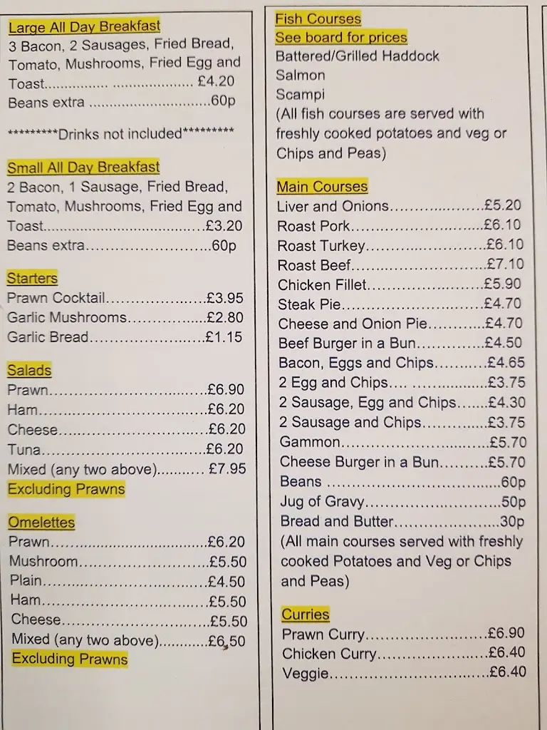 Menu_The Eating House_Fleetwood_image_1