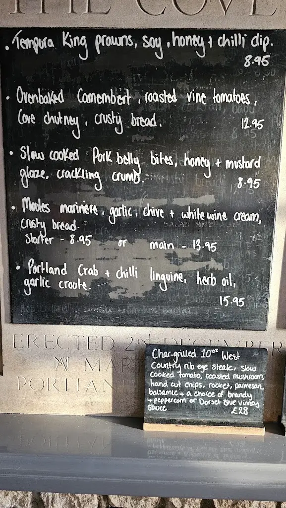 Menu_The Cove House Inn_Fortuneswell_image_2