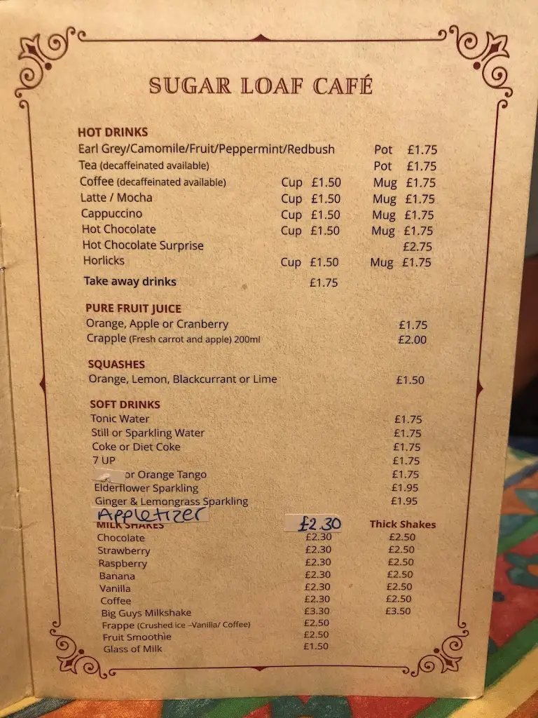 Menu_Sugar Loaf Cafe_Fortuneswell_image_2