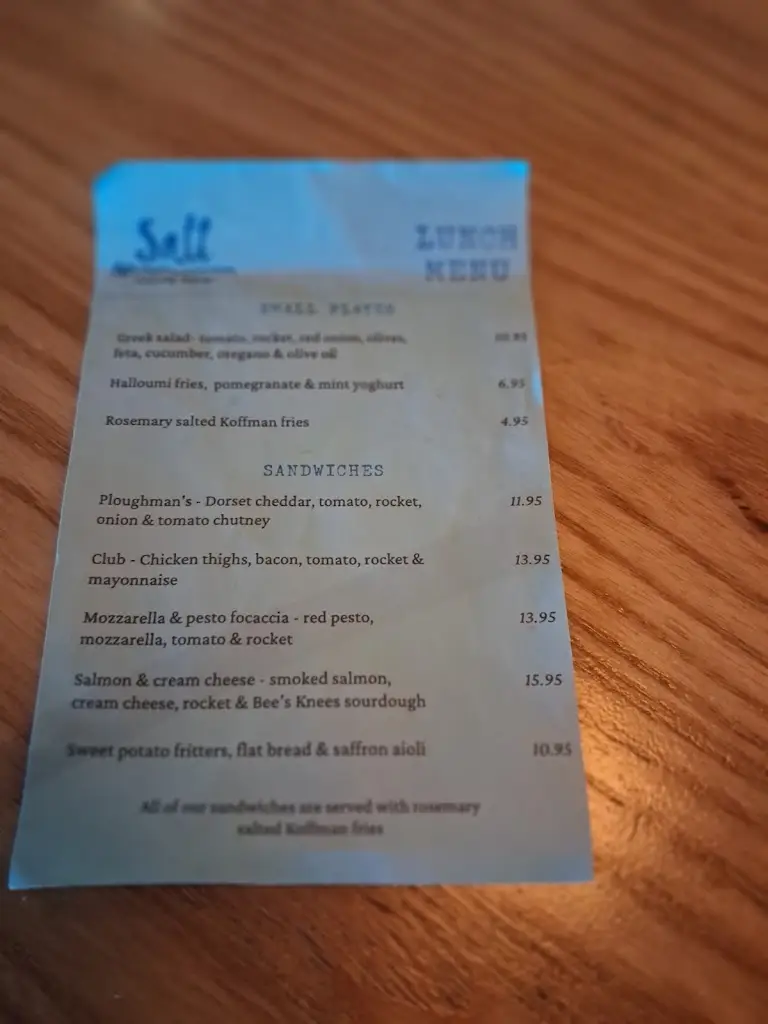 Menu_Salt at Portland Marina_Fortuneswell_image_4