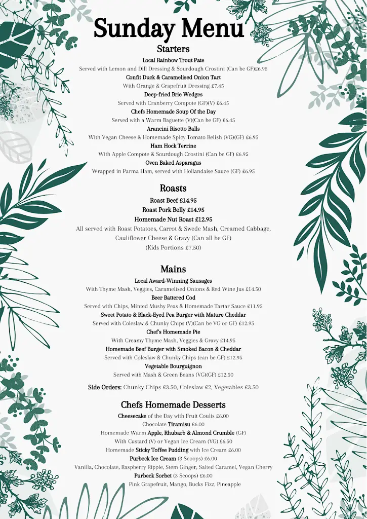 Menu_The Foresters Arms_Fordingbridge_image_4