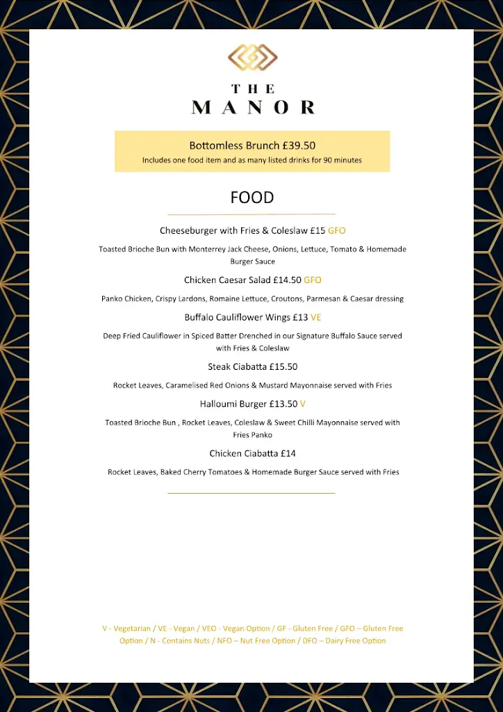 Menu_The Manor Aylesbury_Aylesbury_image_1
