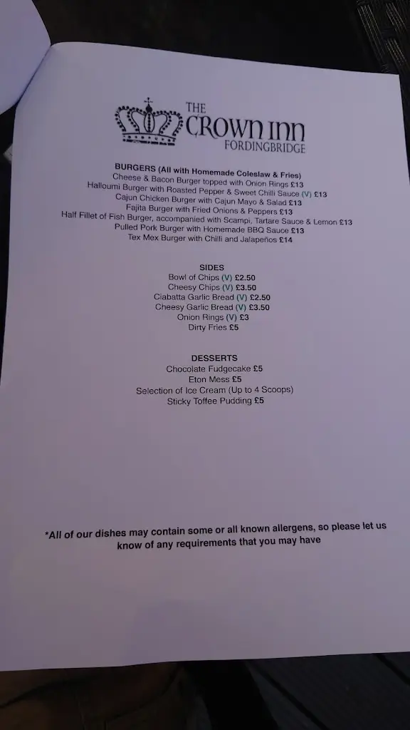 Menu_The Crown Inn_Fordingbridge_image_3