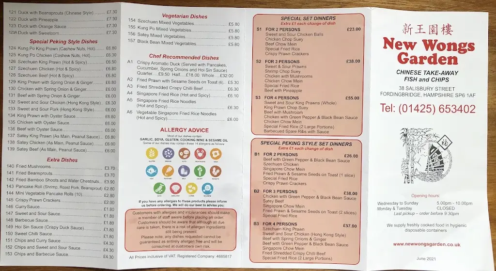 Menu_New Wongs Garden Ltd_Fordingbridge_image_1