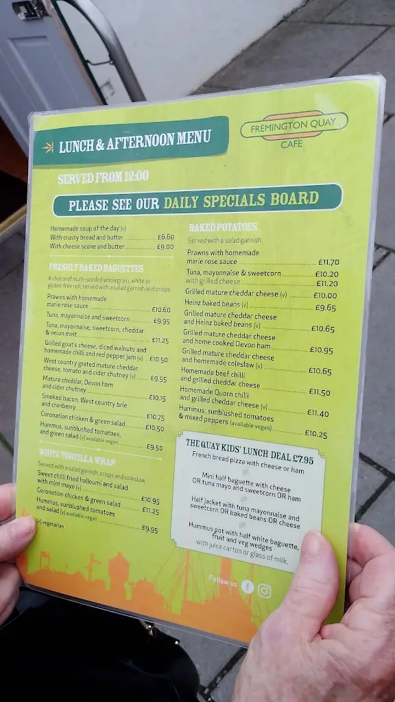 Menu_Fremington Quay_Fremington_image_1