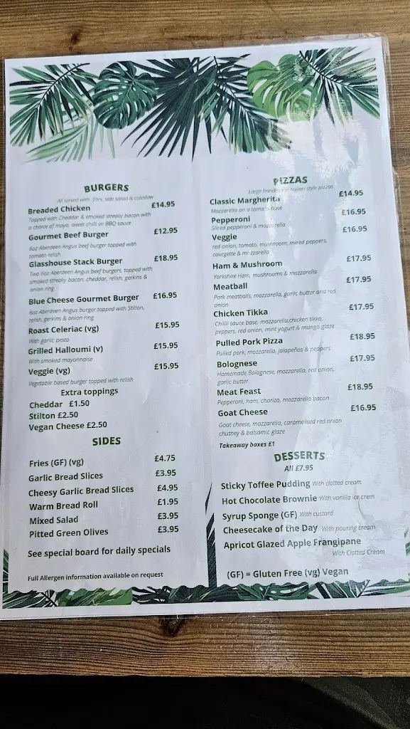 Menu_The Glasshouse at Charlottes_Filey_image_1