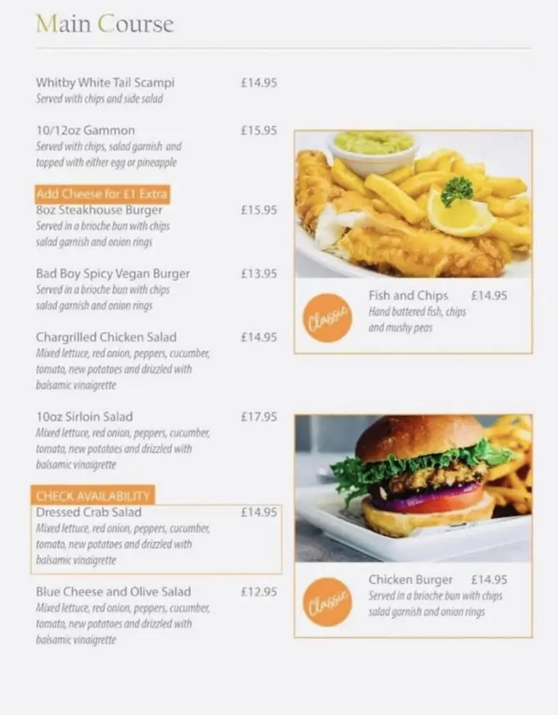 Menu_BAY VIEW RESTAURANT FILEY_Filey_image_1