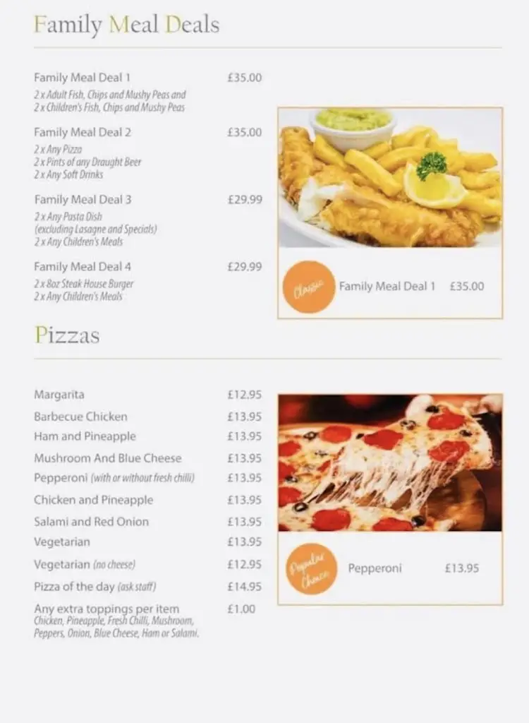 Menu_BAY VIEW RESTAURANT FILEY_Filey_image_4