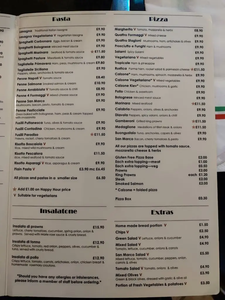 Menu_San Marco Restaurant_Filey_image_2