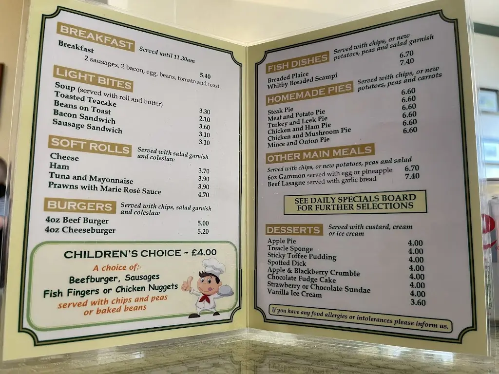 Menu_The Pines Coffee Lounge & Diner_Filey_imagen_1
