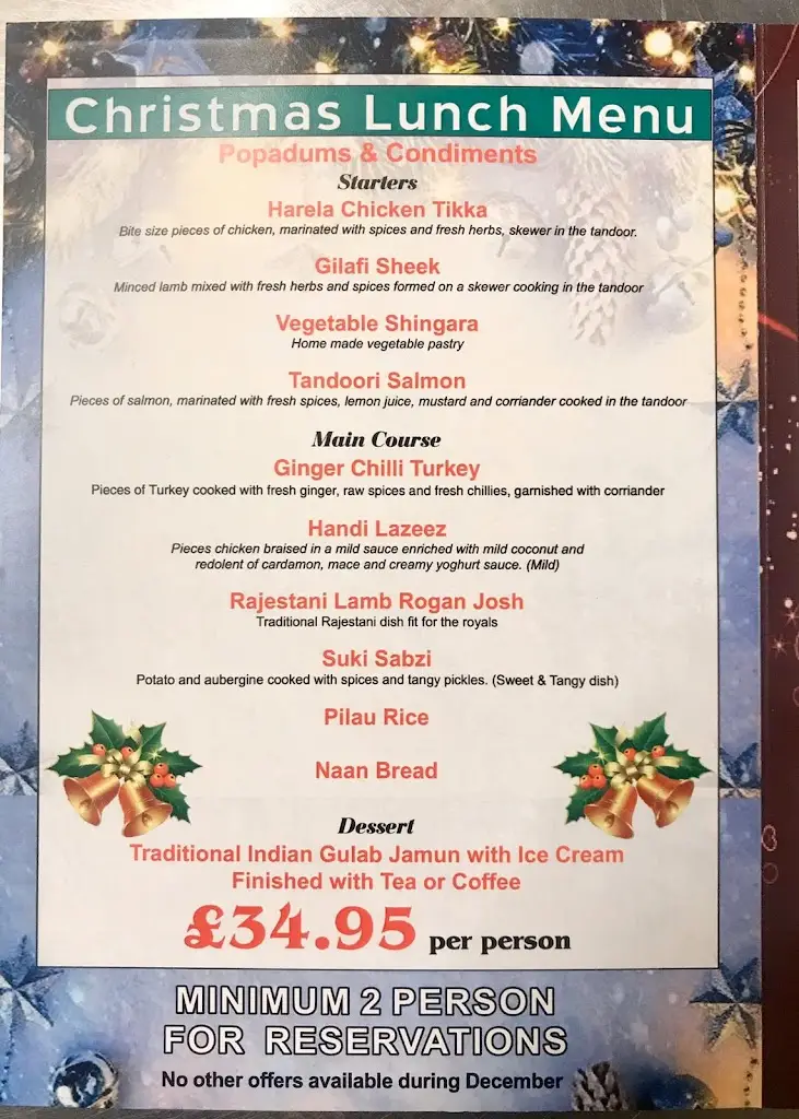 Menu_Panache 50 Indian_Alcester_image_4