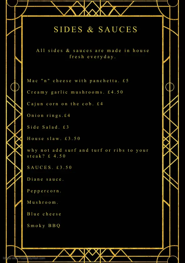 Menu_Bennys bar & grill filey_Filey_image_2