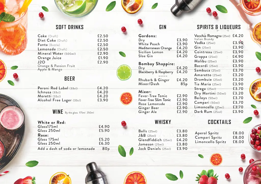 Menu_Bella Italia Filey - Ristorante & Pizzeria_Filey_image_2