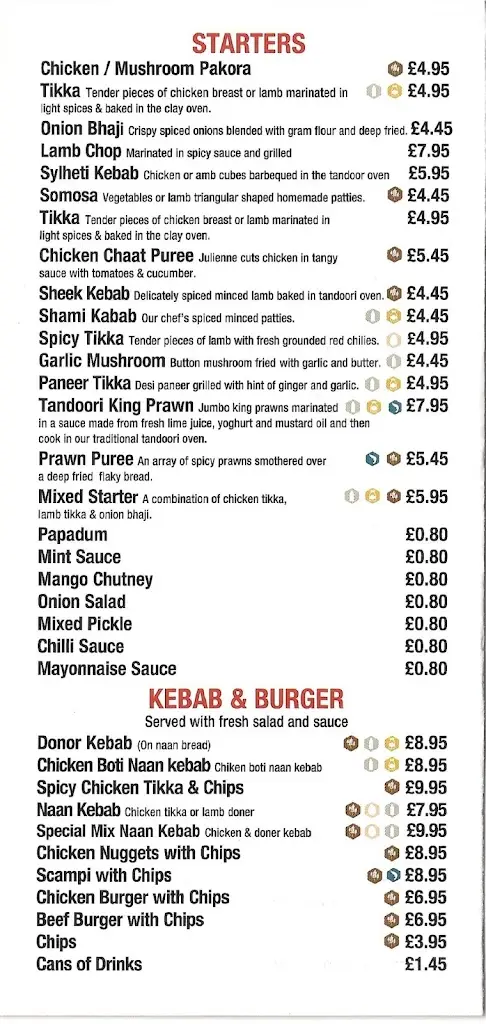 Menu_Filey Curry House_Filey_image_4