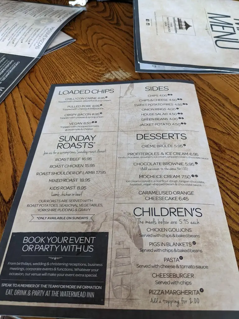 Menu_The Watermead Inn_Aylesbury_image_4